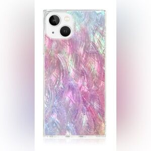 Flaunt iPhone 13/14 Case Pink Mother of Pearl
